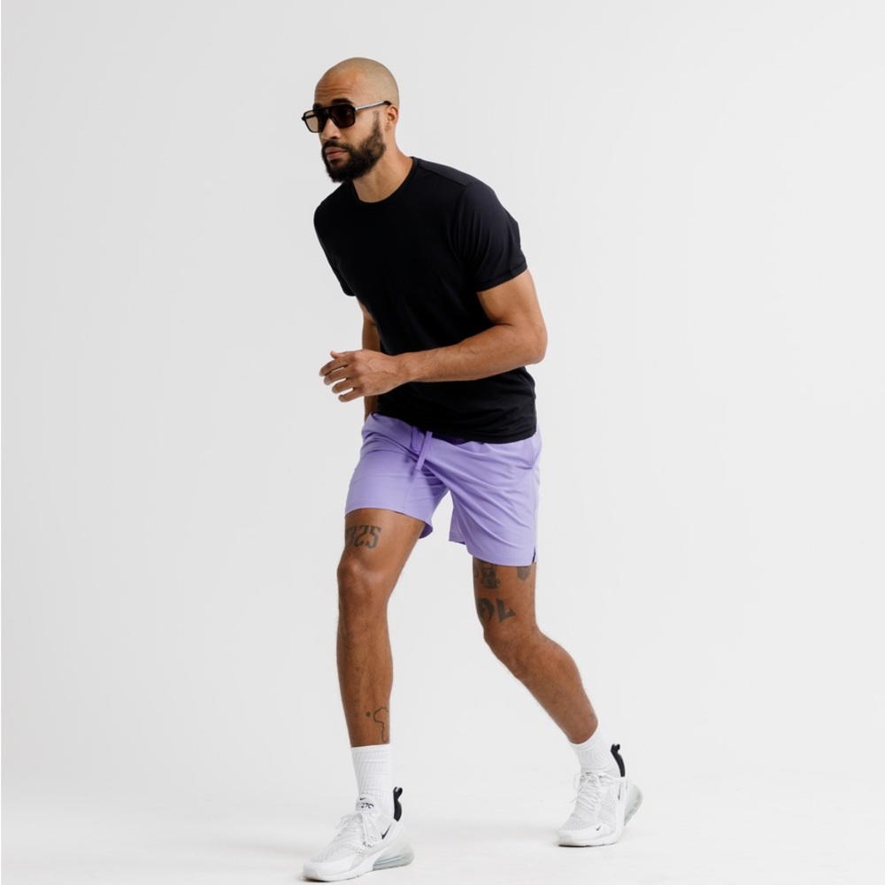 Bamboo Ave  Shorts Mens XL Lavender Lined